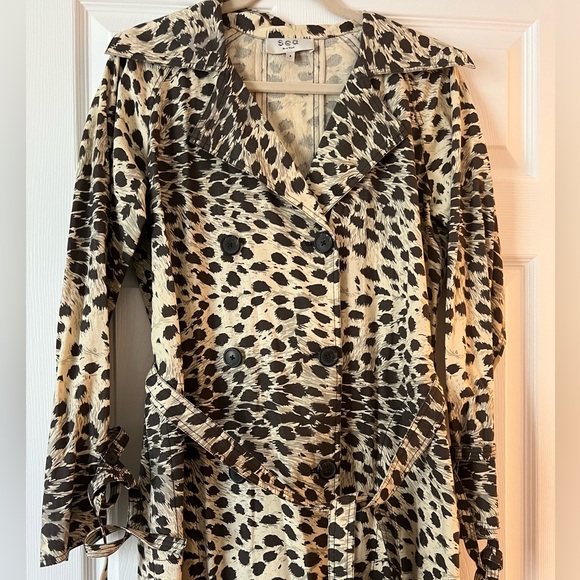 Sea NY Women’s Leo Trench, Natural color, size S - Picture 3 of 11